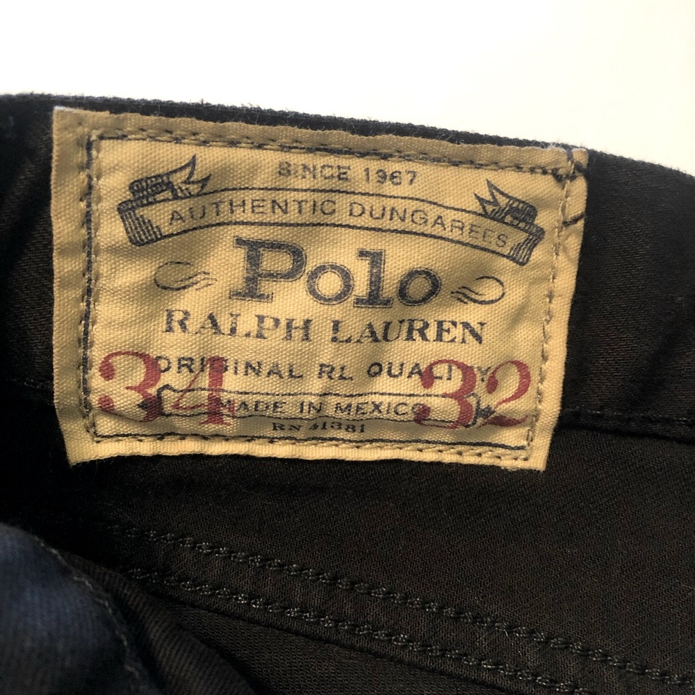 Polo Ralph Lauren Men’s Black Denim Jeans